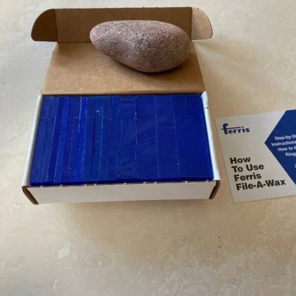 Carving Wax Ferris File-A-Wax Slices, 1Pound Assortment Blue Design Wax Model - Picture 6 of 6